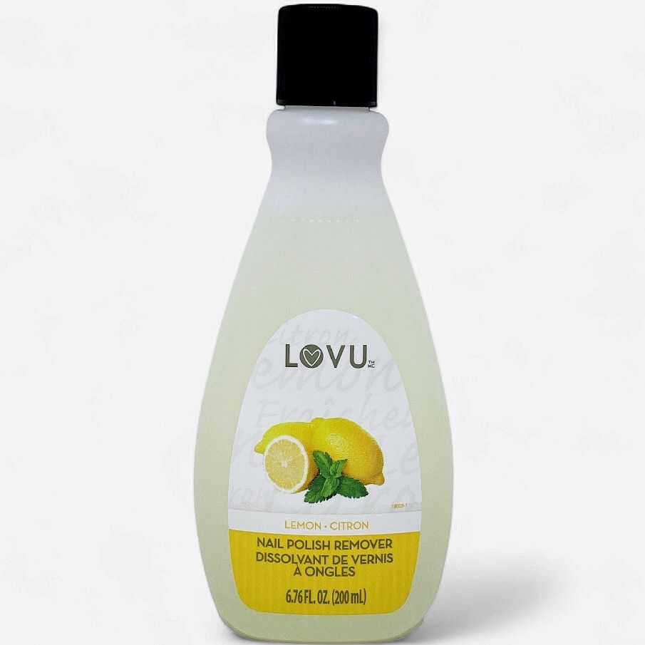 LOVU NAIL POLISH REMOVER 200ML LEMON