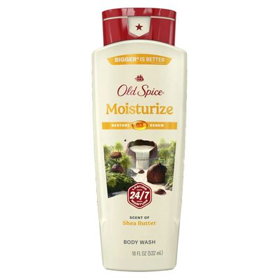 OLD SPICE BODY WASH 532ML MOISTURE SHEA BUTTER
