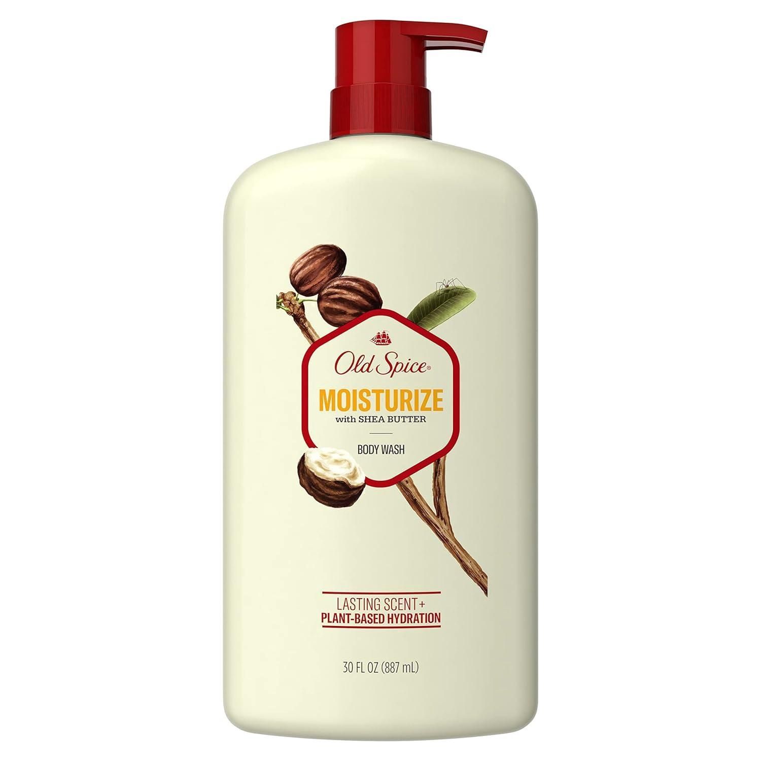 OLD SPICE BODY WASH 887ML MOISTURIZE SHEA BUTTER