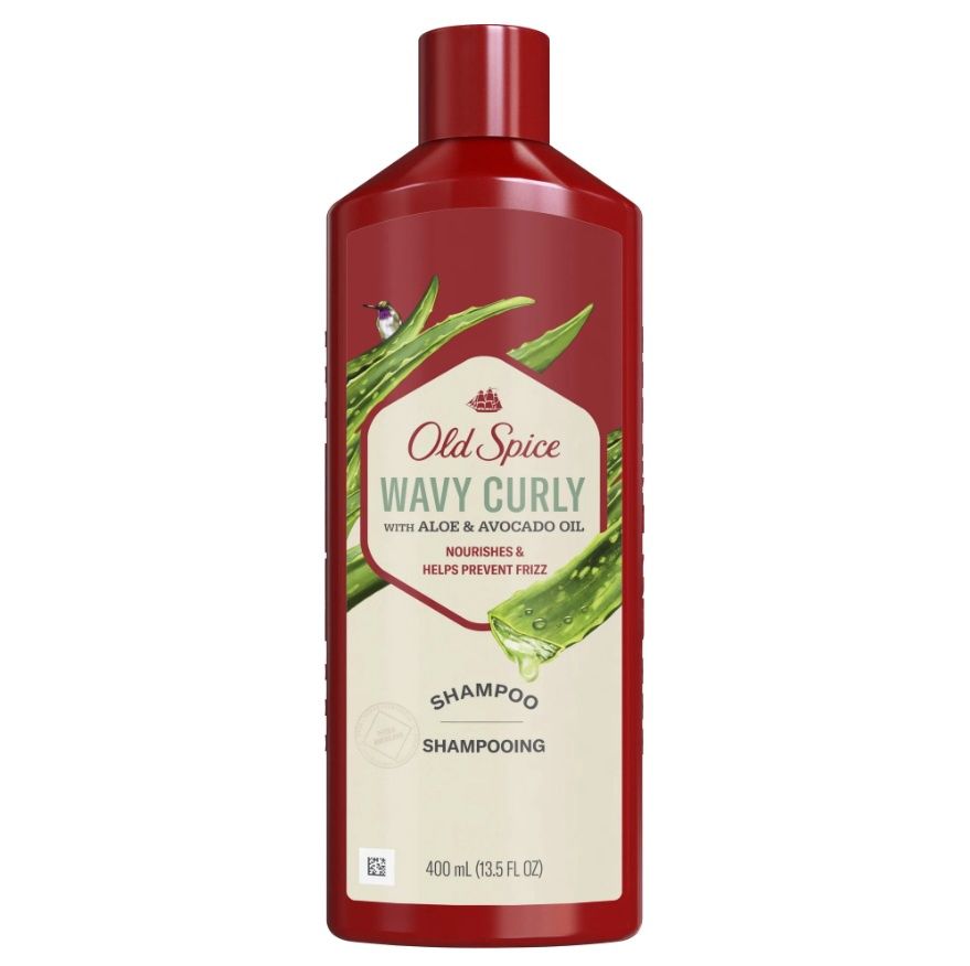 OLD SPICE SHAMPOO WAVY CURLY ALOE &amp; AVOCADO OIL 400ML