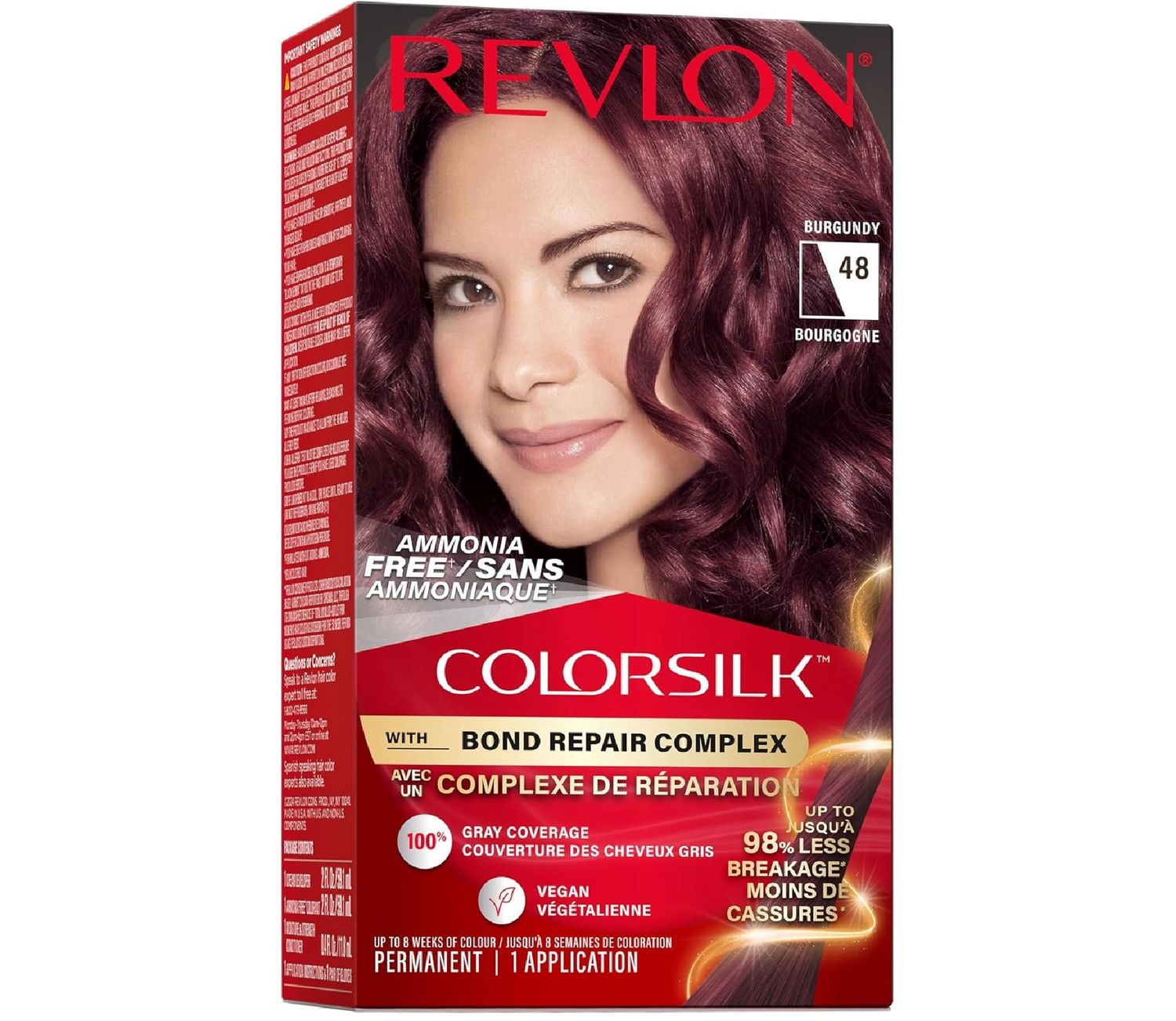 REVLON COLORSILK #48 BURGUNDY