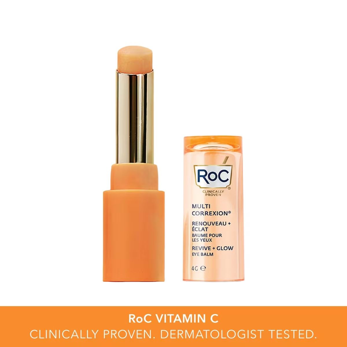 ROC MULTI CORREXION REVIVE + GLOW EYE BALM VITAMIN C 4G