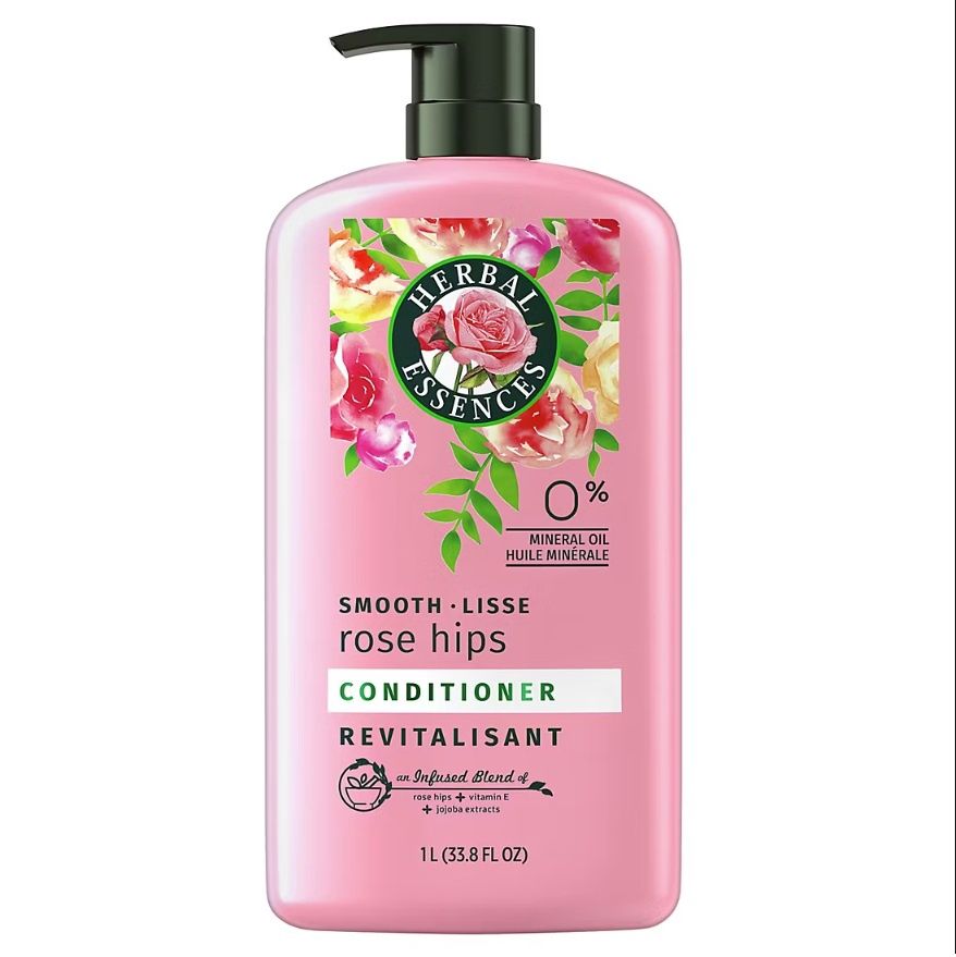HERBAL ESSENCES SMOOTH ROSE HIPS CONDITIONER 1L (PUMP)