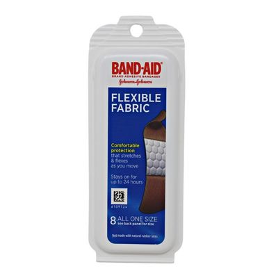 JOHNSON&amp;JOHNSON BAND-AID FABRIC ALL-1-SIZE FLEXIBLE (8 PACK)