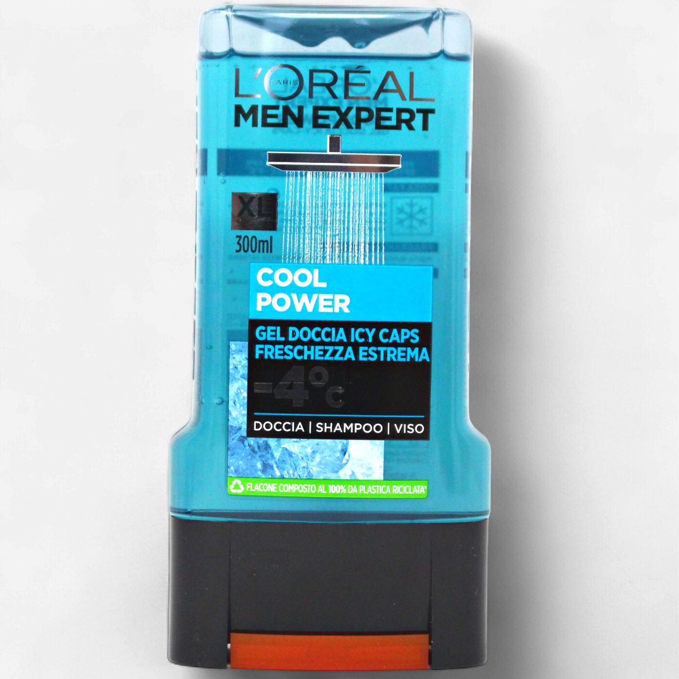 L'OREAL MEN EXPERT SHOWER GEL COOL POWER 300ML 3-IN-1 ICY EXTREME FRESHNESS