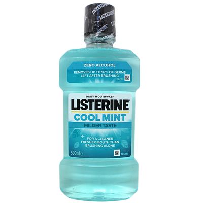 LISTERINE MOUTHWASH 500ML COOL MINT