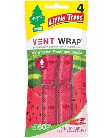 LITTLE TREES VENT WRAP WATERMELON (4 PACK)