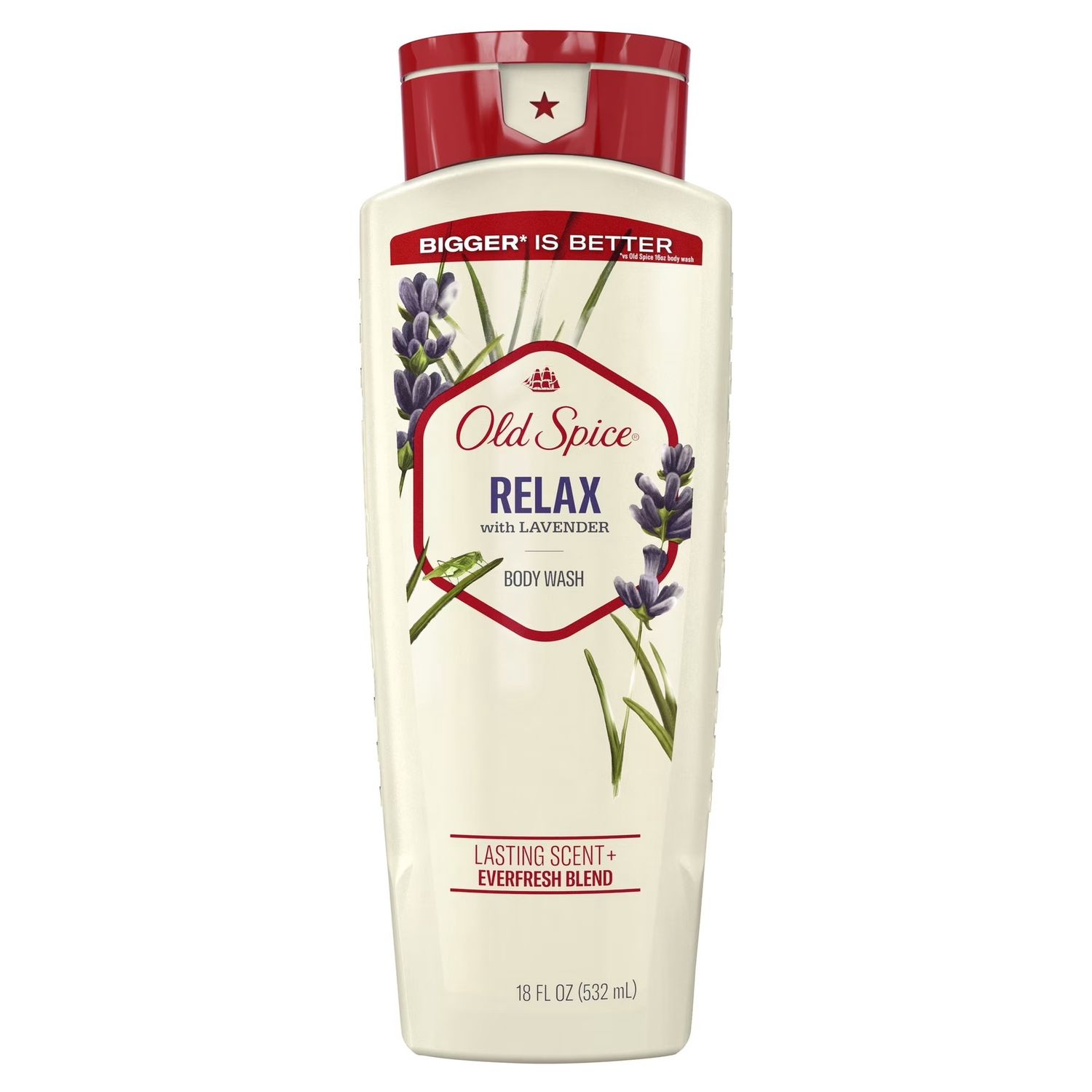 OLD SPICE BODY WASH 532ML RELAX LAVENDER