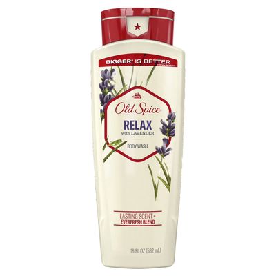 OLD SPICE BODY WASH 532ML RELAX LAVENDER