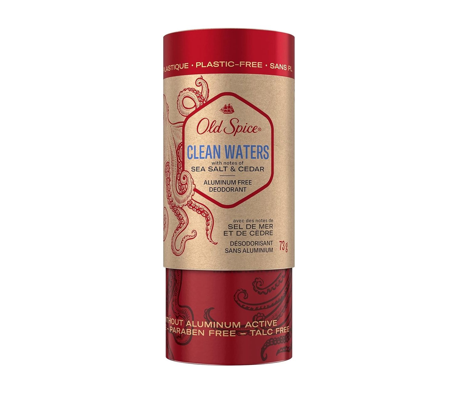 OLD SPICE DEODORANT 73G CLEAN WATERS