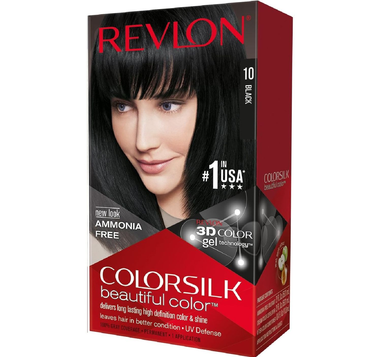 REVLON COLORSILK #10 BLACK