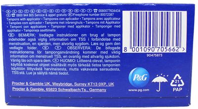 TAMPAX COMPAK SUPER 18'S