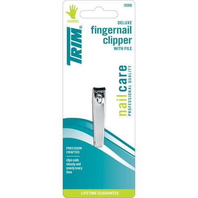 TRIM DELUXE CLIPPER FINGERNAIL CLIPPER + FILE