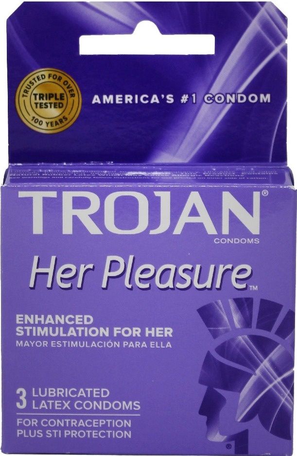 TROJAN HER PLEASURE SENSATIONS (3PACK)
