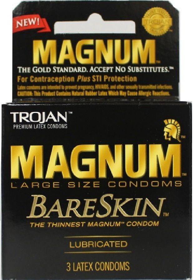 TROJAN MAGNUM BARE SKIN (3PACK)