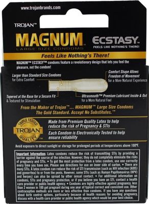 TROJAN MAGNUM ECSTASY ULTRA SMOOTH (3PACK)