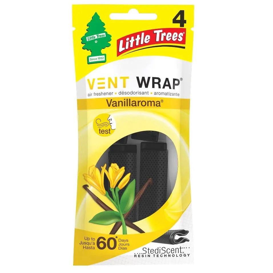 LITTLE TREES VENT WRAP VANILLAROMA (4 PACK)