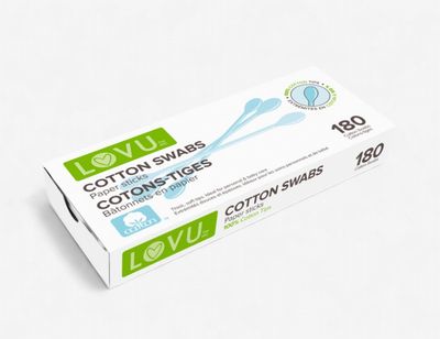 LOVU COTTON SWABS 180'S