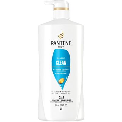 PANTENE PRO-V 2-IN-1 SHAMPOO CONDITIONER CLASSIC CLEAN 530ML