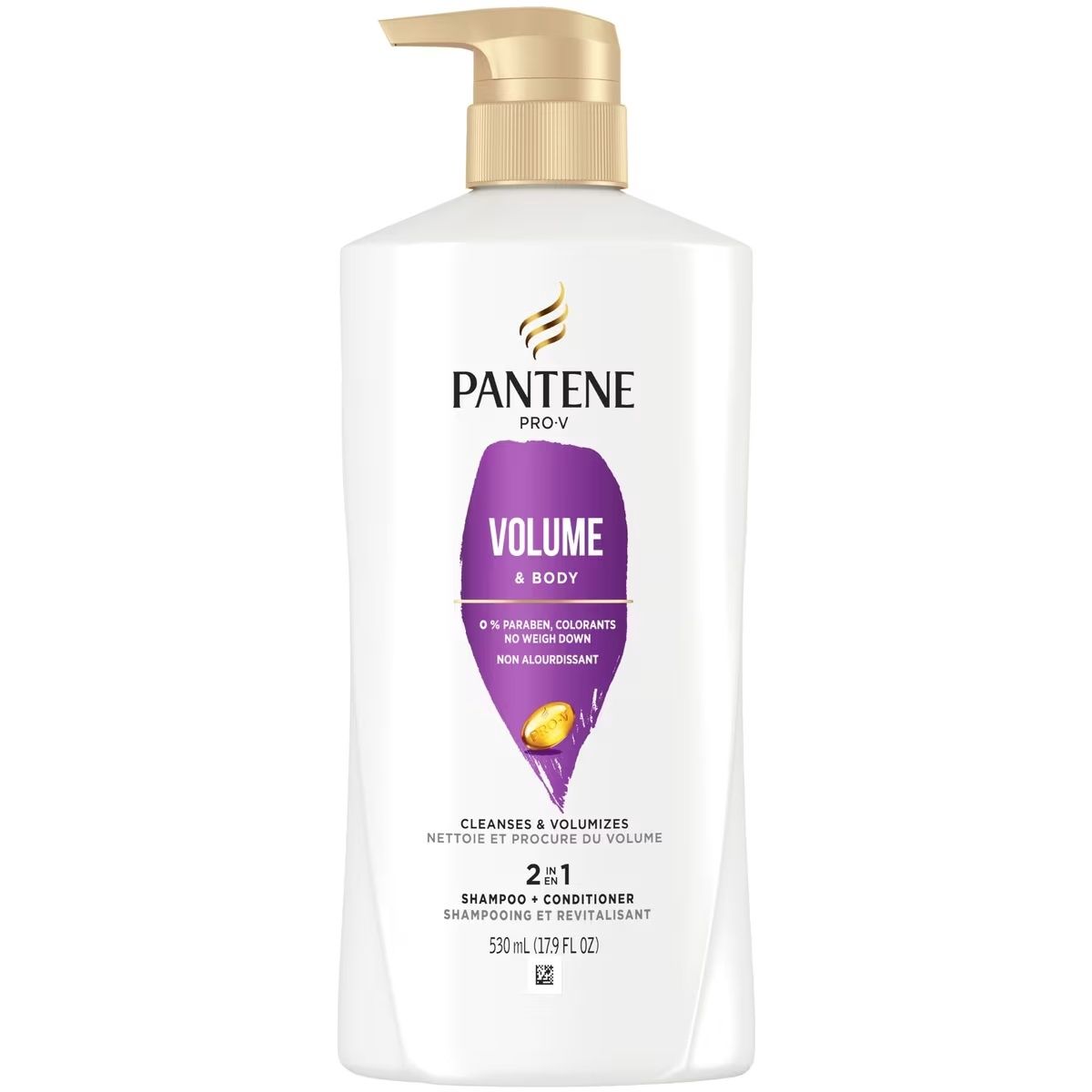 PANTENE PRO-V 2-IN-1 SHAMPOO CONDITIONER VOLUME &amp; BODY 530ML