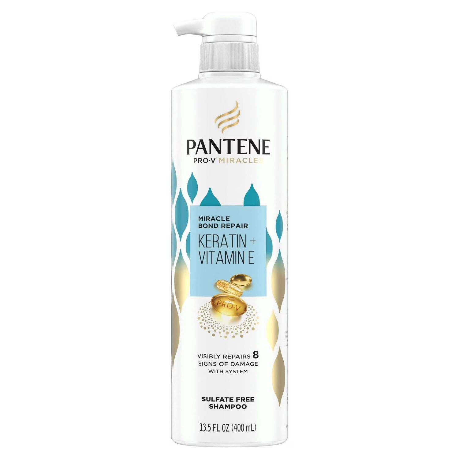 PANTENE PRO-V MIRACLE BOND REPAIR SHAMPOO KERATIN + VITAMIN-E 400ML