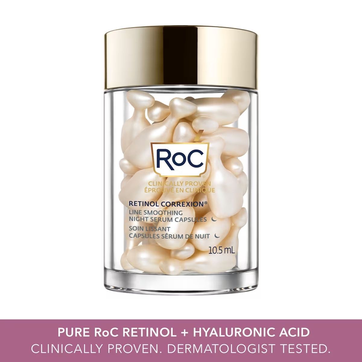 ROC RETINOL CORREXION LINE SMOOTHING NIGHT SERUM CAPSULES 30'S