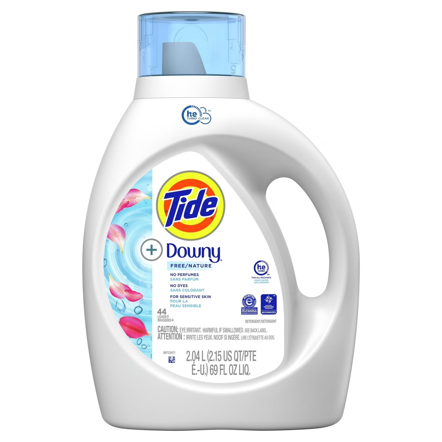TIDE + DOWNY FREE/NATURE 2.04 L LAUNDRY DETERGENT 44LOADS