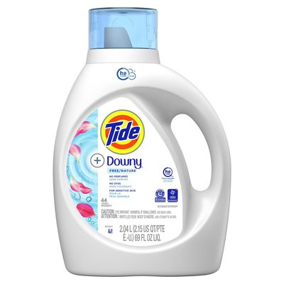 TIDE + DOWNY FREE/NATURE 2.04 L LAUNDRY DETERGENT 44LOADS