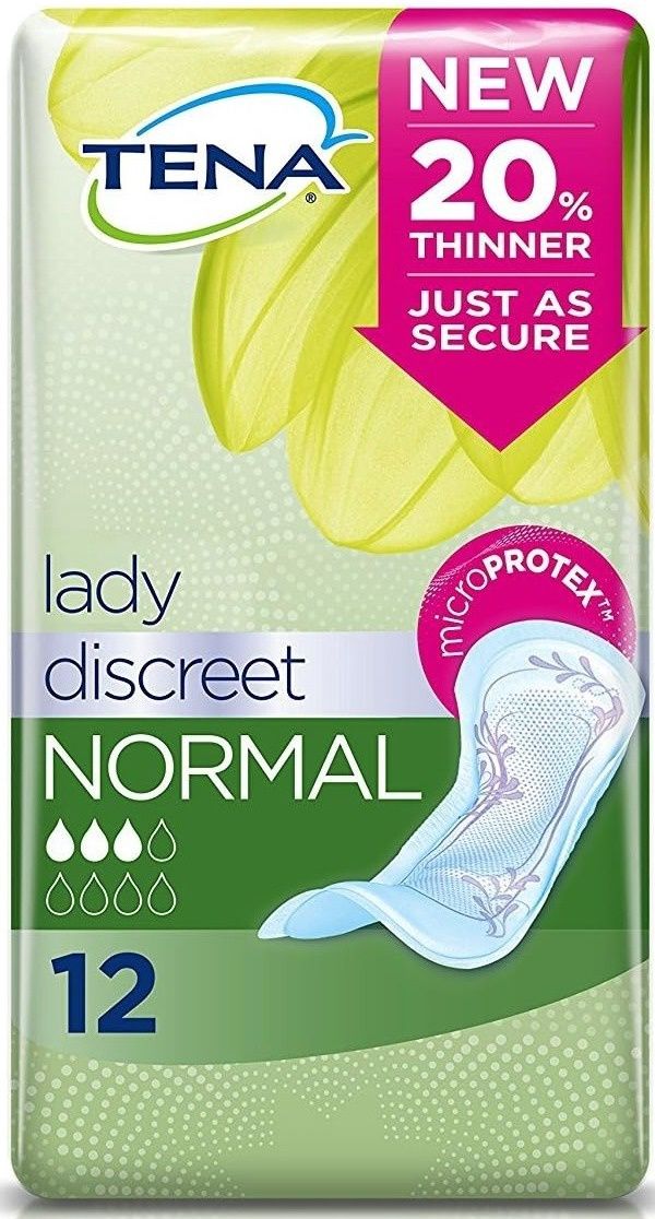 TENA LADY PADS NORMAL 12'S