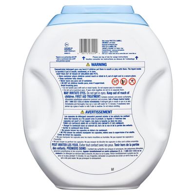 TIDE PODS FREE &amp; GENTLE UNSCENTED 112PACS (TUB)