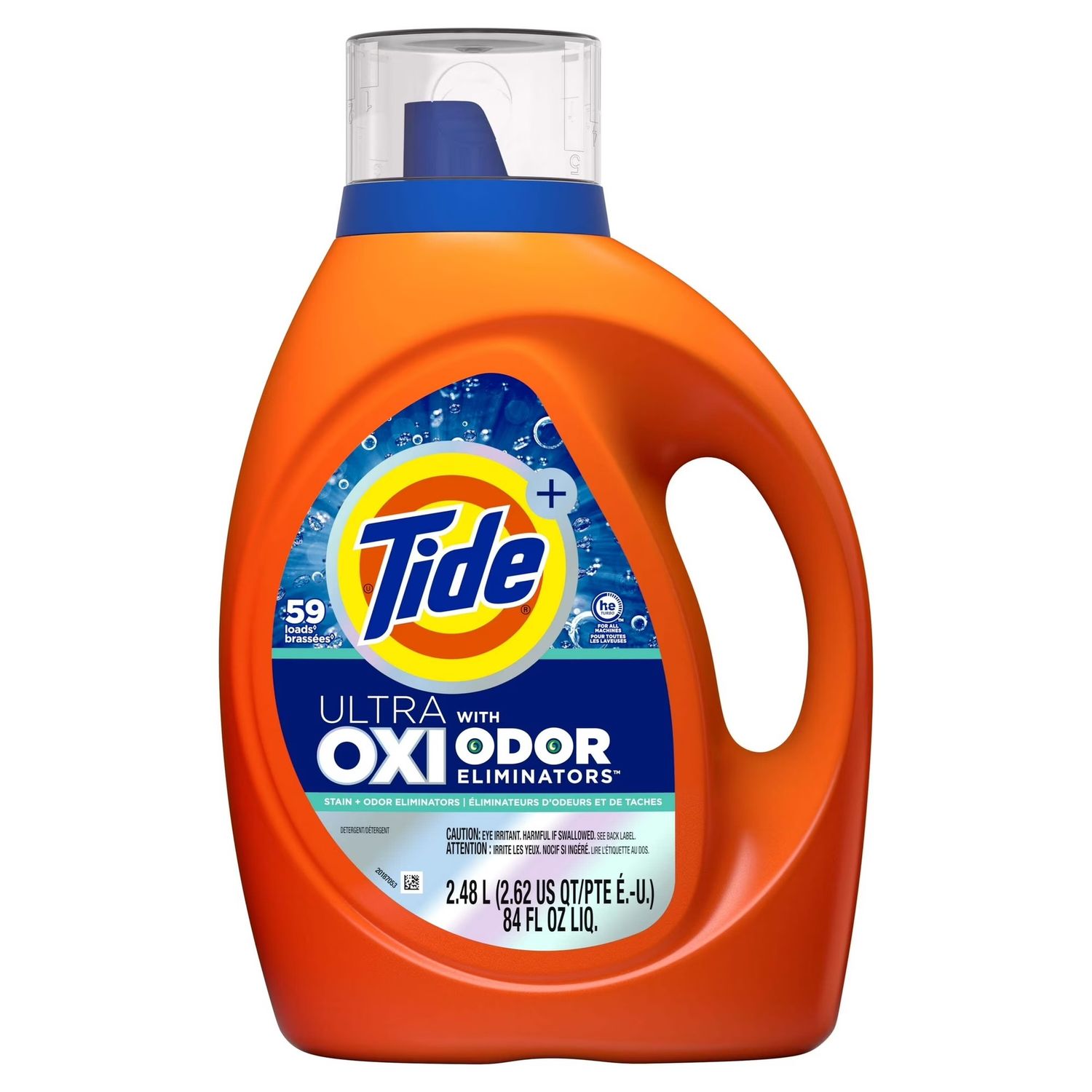 TIDE LAUNDRY DETERGENT 2.48L ULTRA OXI ORDOR ELIMINATORS 59LOADS