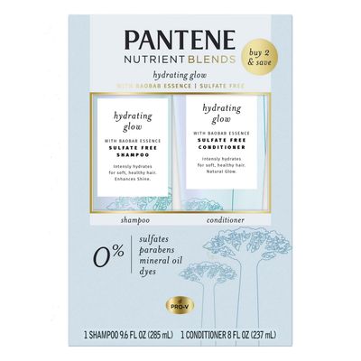 PANTENE NUTRIENT BLENDS HYDRATING GLOW 1SHAMPOO 285ML + 1CONDITIONER 237ML