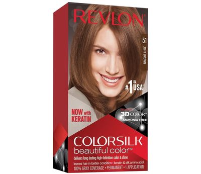 REVLON COLORSILK #51 LIGHT BROWN