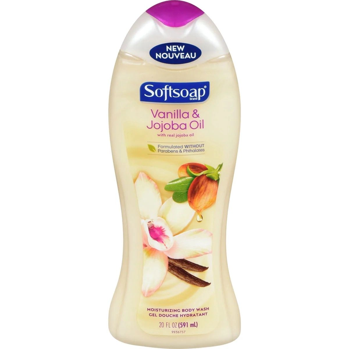 SOFTSOAP BODY WASH 591ML WARM VANILLA &amp; JOJOBA OIL