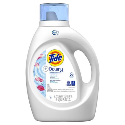 TIDE + DOWNY FREE/NATURE 2.72L LAUNDRY DETERGENT 59LAODS