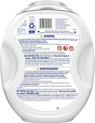 TIDE POWER PODS HYGIENIC CLEAN HEAVY DUTY UNSCENTED 45PACS (TUB)