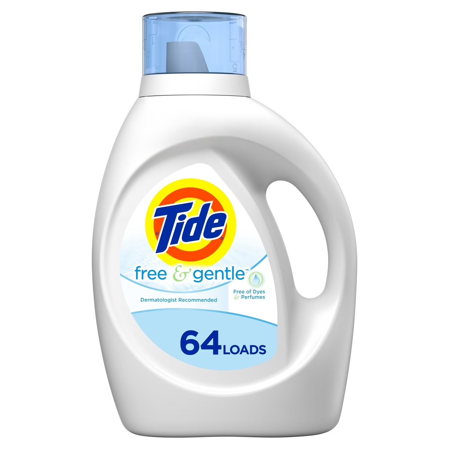 TIDE LAUNDRY DETERGENT 2.72L FREE &amp; GENTLE 64LOADS