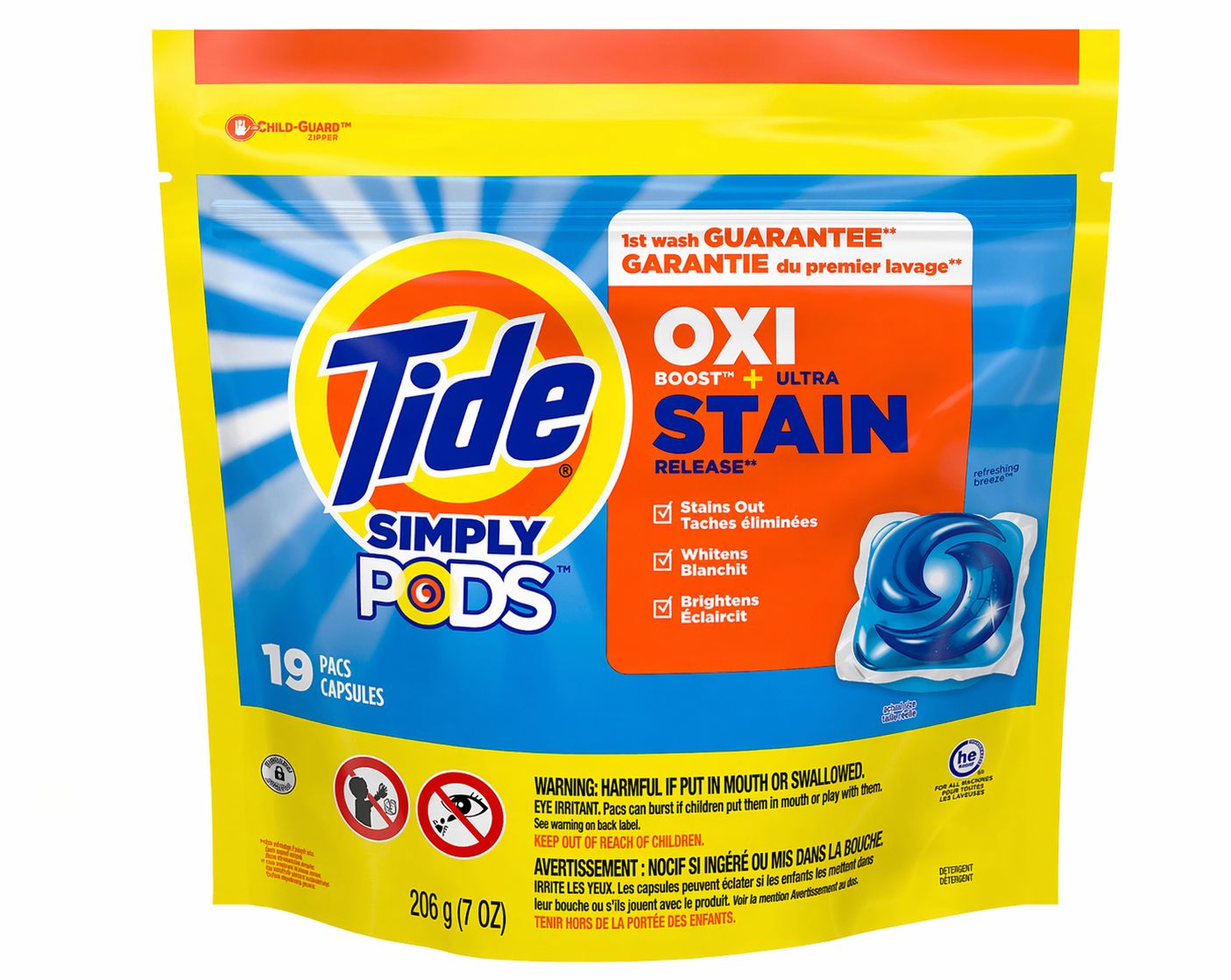 TIDE PODS SIMPLY CLEAN &amp; FRESH 19PACS