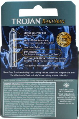 TROJAN BARE-SKIN (3PACK)