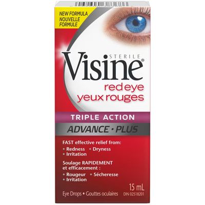VISINE RED EYE 15ML TRIPLE ACTION ADVANCE