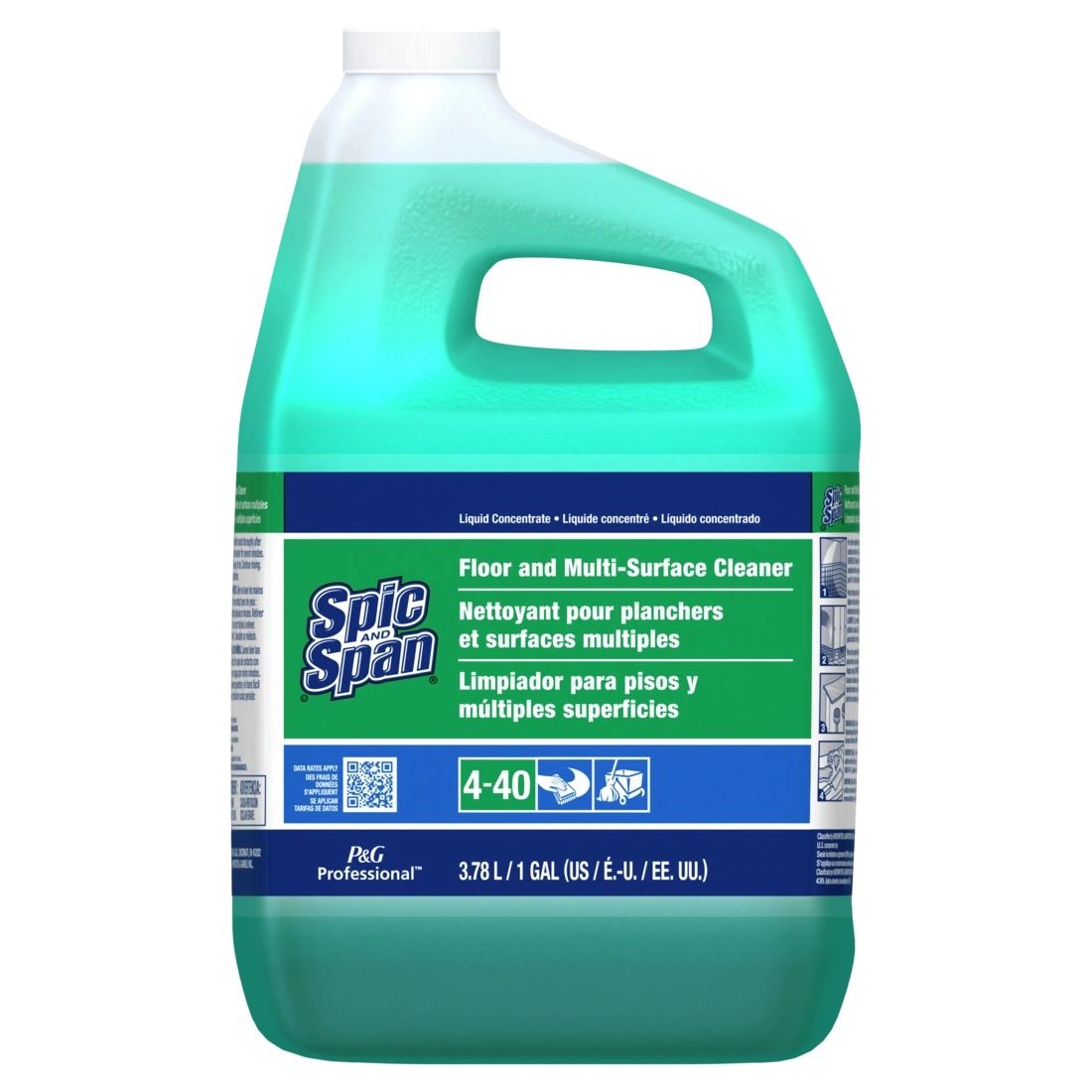 SPIC &amp; SPAN FLOOR CLEANER 3.78L