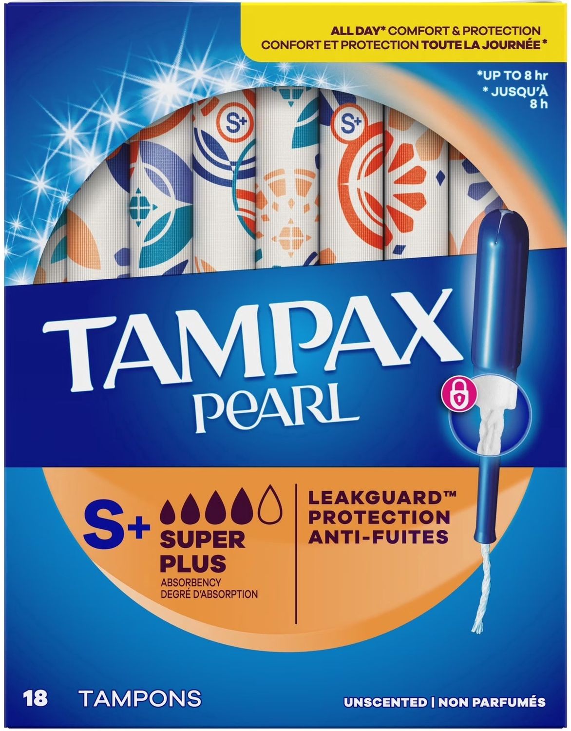 TAMPAX PEARL SUPER PLUS 18'S