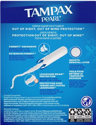 TAMPAX PEARL SUPER PLUS 18'S