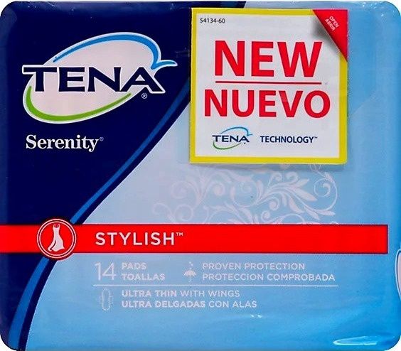 TENA STYLISH ULTRA THIN PADS WINGS 14'S