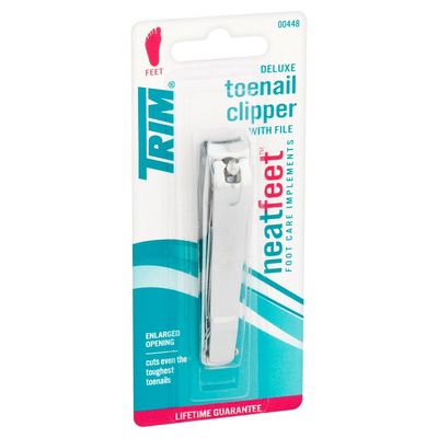 TRIM DELUXE CLIPPER TOENAIL W/FILE