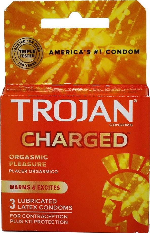 TROJAN CHARGED (3PACK)