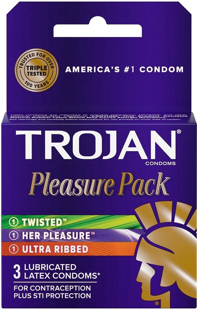 TROJAN PLEASURE PACK (3PACK)