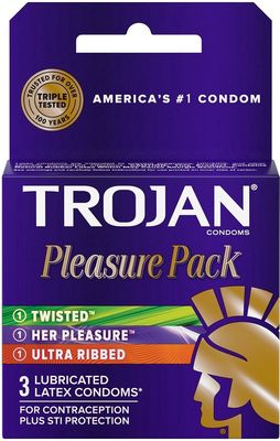 TROJAN PLEASURE PACK (3PACK)