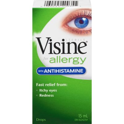VISINE EYE DROPS 15ML FOR ALLERGY ADVANCE PLUS
