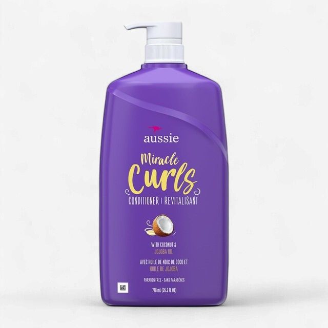 AUSSIE MIRACLE CURLS COCONUT &amp; JOJOBA OIL CONDITIONER 778ML (PUMP)